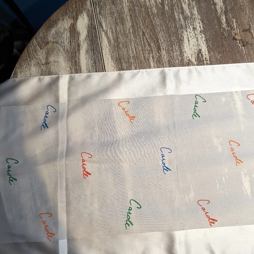 Carole Little Women's scarf with rainbow colored 